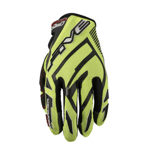 Five MXF Prorider-S Motorcycle Gloves - Fluro/Yellow