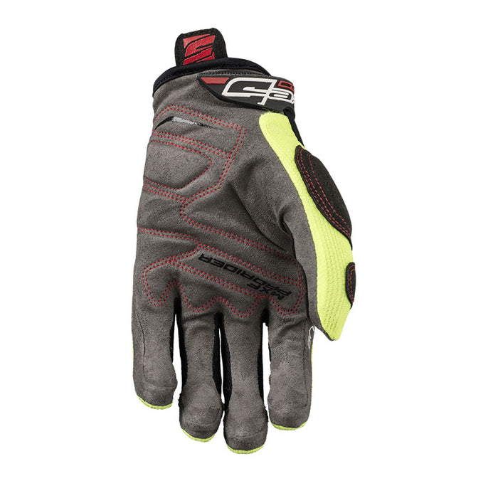Five MXF Prorider-S Motorcycle Gloves - Fluro/Yellow
