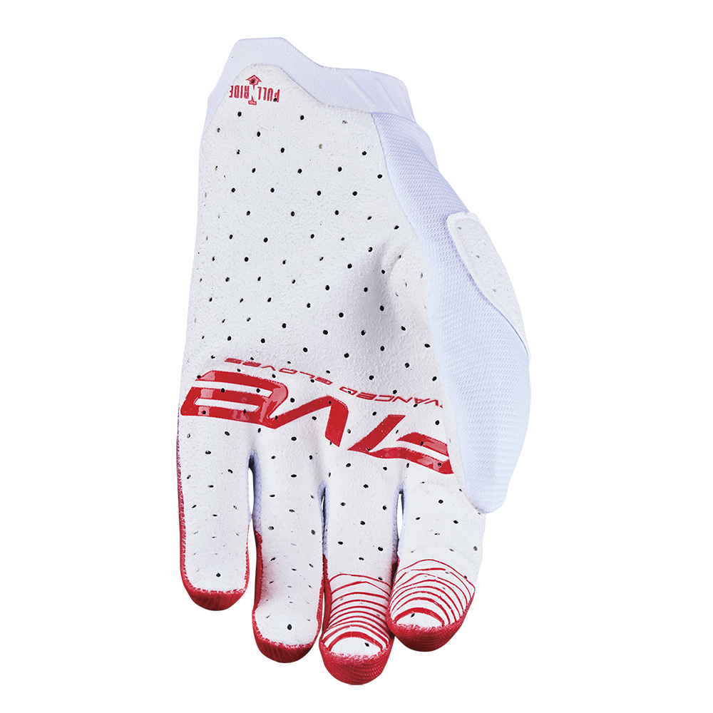 Five MXF-2 Evo Split Gloves - White/Red/Blue