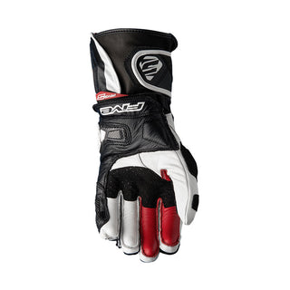 Five RFX-1 Motorcycle Gloves - Black/White