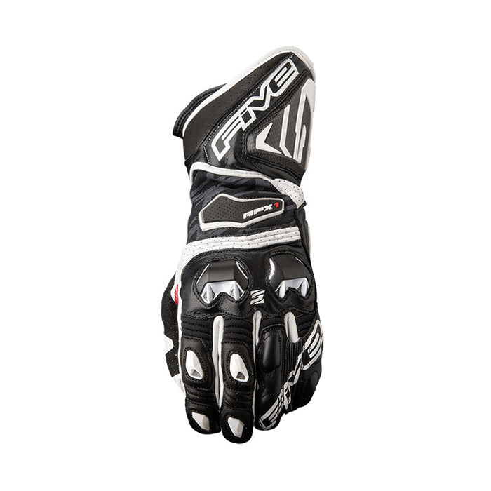 Five RFX-1 Motorcycle Gloves - Black/White