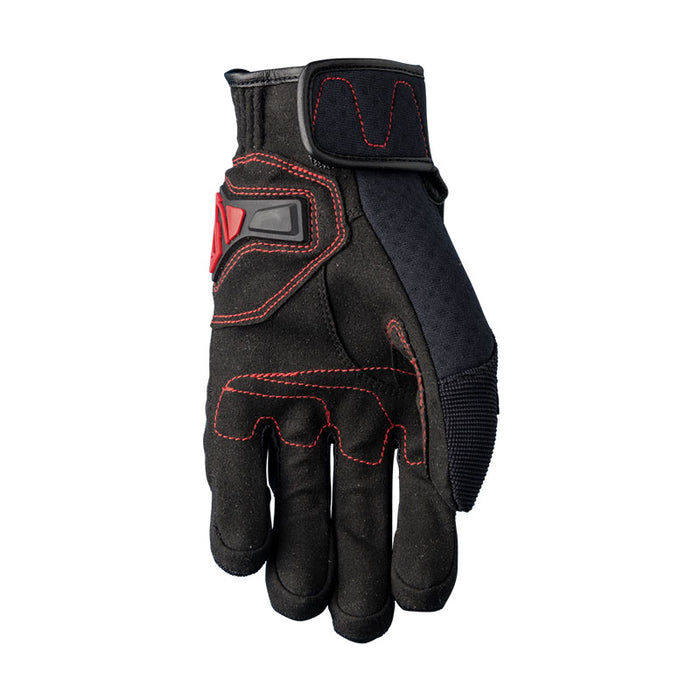 Five RS-4 Black Motorcycle Gloves - Black