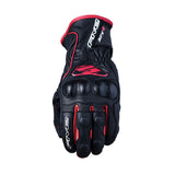 Five RFX-4 Motorcycle Gloves - Black/Red
