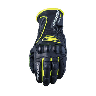 Five RFX-4 Motorcycle Gloves - Black/Fluro