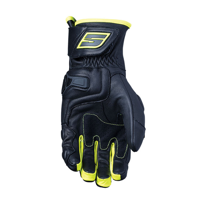 Five RFX-4 Motorcycle Gloves - Black/Fluro