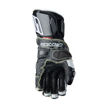 Five RFX Race Motorcycle Gloves - Black/White