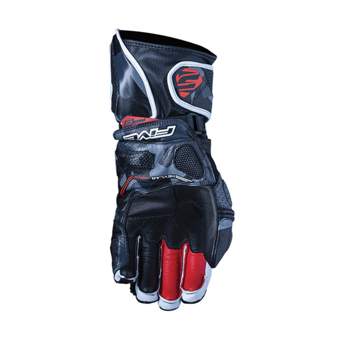 Five RFX-1 Motorcycle Gloves - Replica/Red