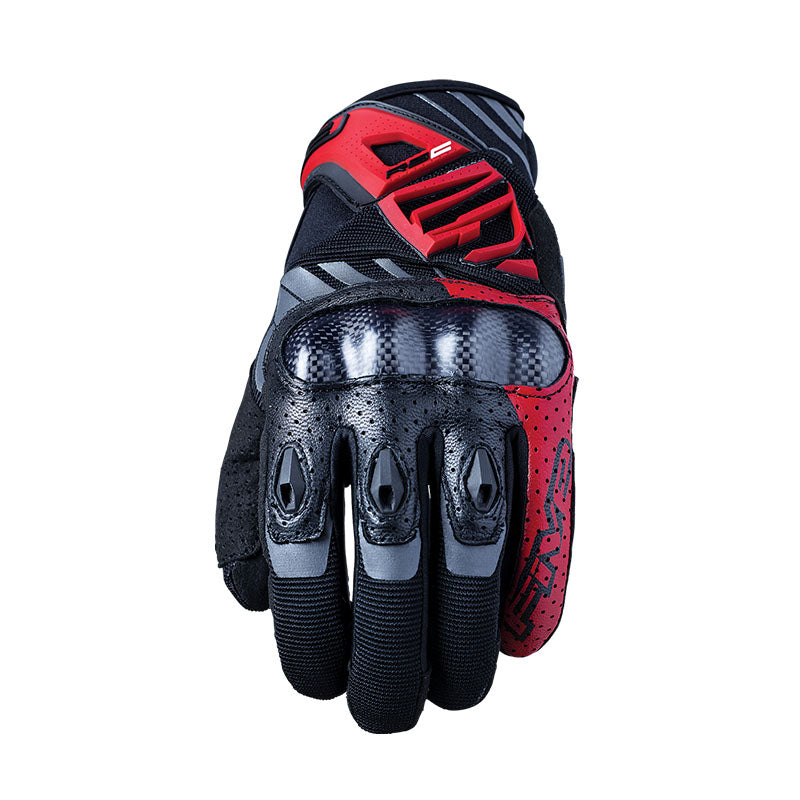 Five RS-C Motorcycle Gloves - Red/Black