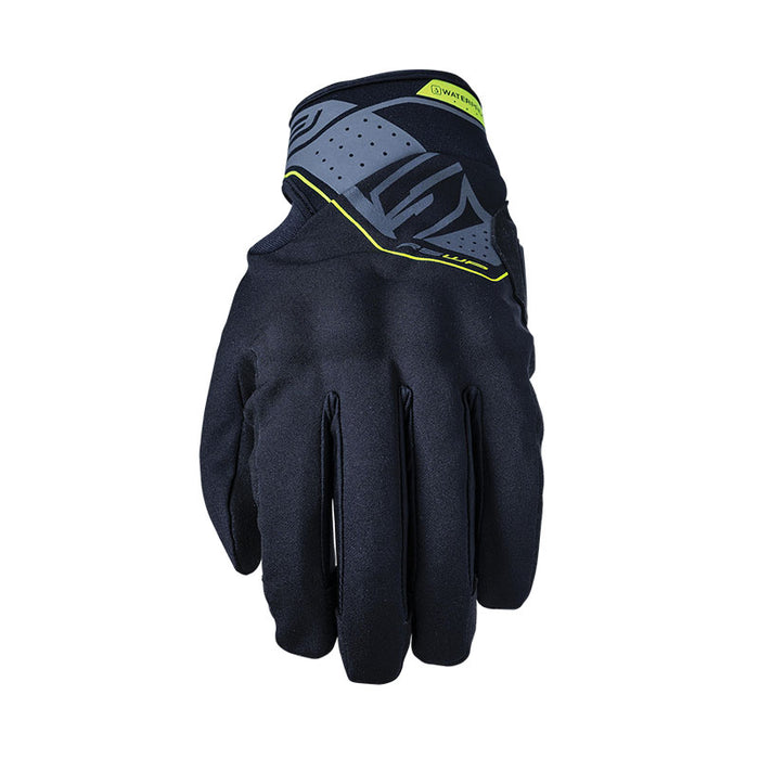 Five RS Waterproof Motorcycle Gloves - Black/Fluro
