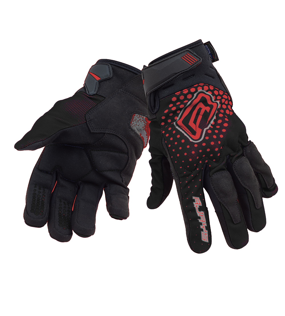 Rjays Dune Gloves - Black/Red