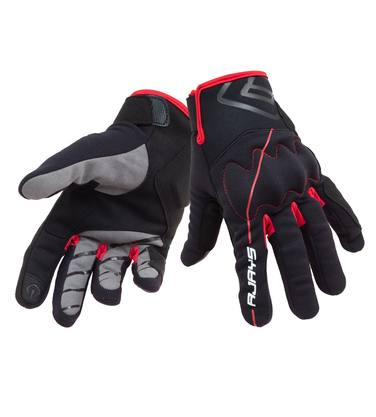 Rjays Twist Gloves - Black/Red