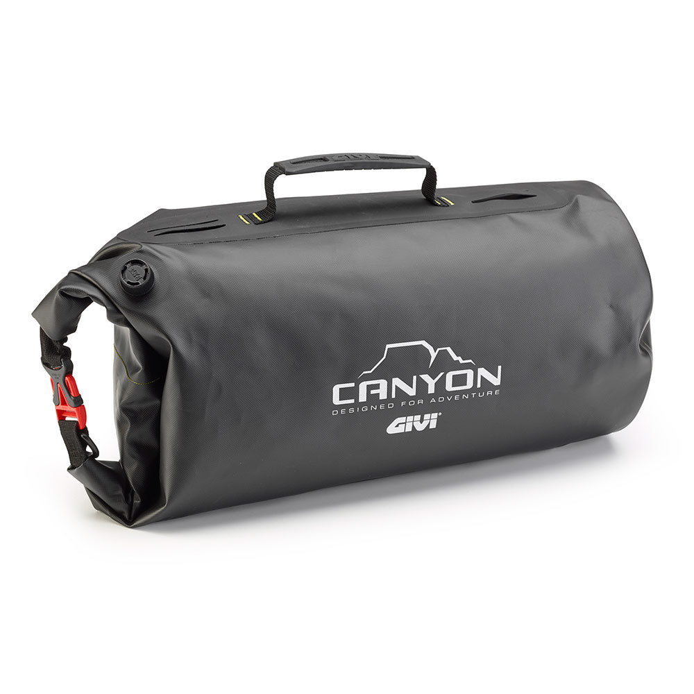 Givi Waterproof Cylinder Cargo Roll-Up Bag With Yellow Interior - 20L