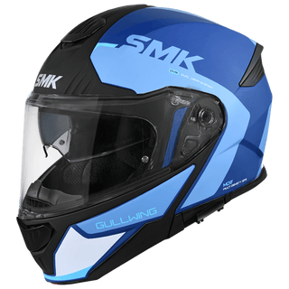 SMK Gullwing Kresto (MA551) Helmet - Matt Blue White