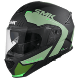 SMK Gullwing Kresto (MA288) Helmet - Matt Black Green