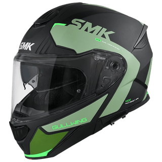 SMK Gullwing Kresto (MA288) Helmet - Matt Black Green