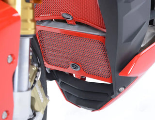 R&G Oil Cooler Guard for BMW S1000RR '10-'18, S1000XR '15-'19, S1000R '14-'20 and BMW HP4 - Red