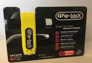 Grip Lock Handlebar Lock - Yellow