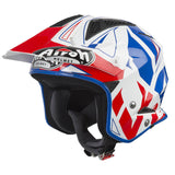 Airoh TRS-S Trial Convert Motorcycle Helmet - Blue