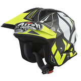 Airoh TRS-S Trial Convert Motorcycle Helmet - Yellow