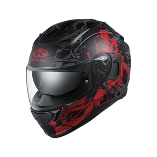 Kabuto Hikari Truth Helmet - Black/Red