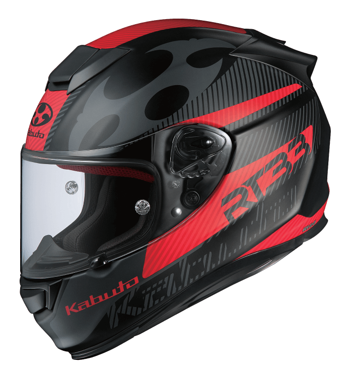 Kabuto RT33 SP1 Helmet - Black/Red