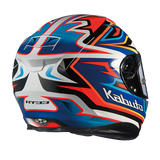 Kabuto RT33 Signal Helmet - Fluro Orange Blue