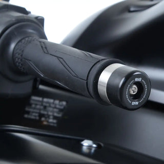 R&G Bar End Sliders for Honda Crossrunner '11-, Triumph Explorer 1200 '12-, Yamaha YZF-R6 '17- and Suzuki V-Strom 250 '17- models