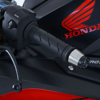 R&G Bar End Sliders for the Honda CBR250RR '17-, CB300R '18-, CB650R '19-, CBR650R '19-, CBR500R '19-, CB500F '19-, CB400X '19-, CB500X '19-