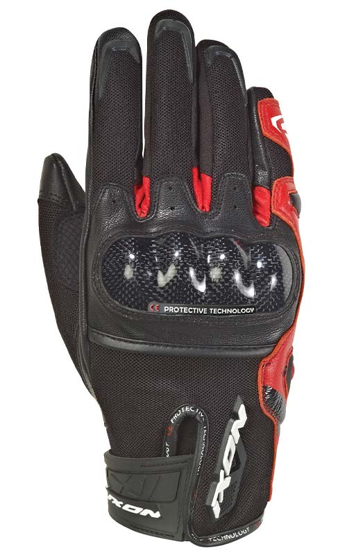 Ixon RS Rise Air Gloves - Black/Red