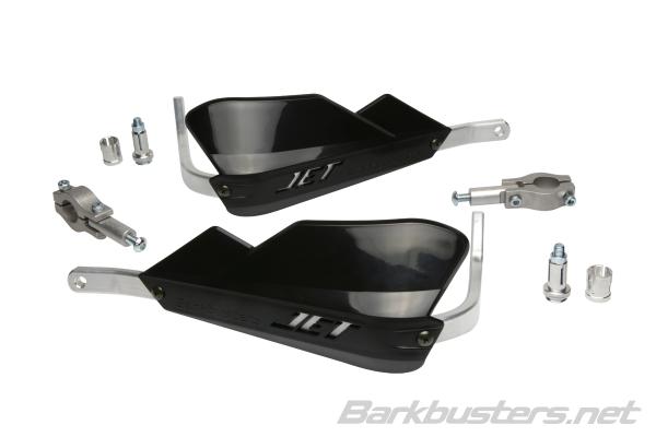 Barkbusters Jet Handguard - Two Point Mount Straight 22mm - Black