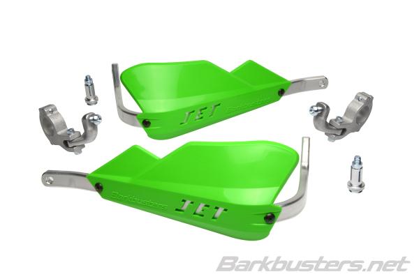 Barkbusters Jet Handguard - Two Point Mount Tapered - Green