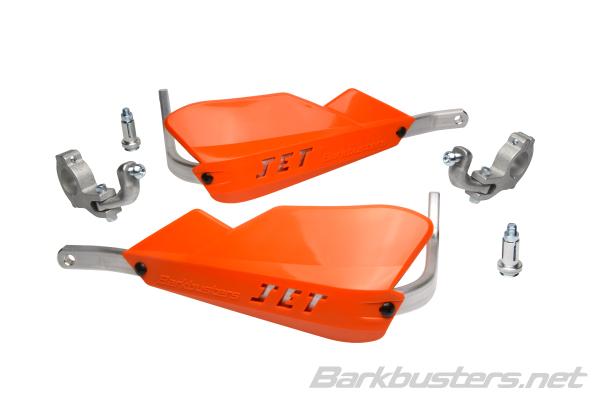 Barkbusters Jet Handguard - Two Point Mount Tapered - Orange