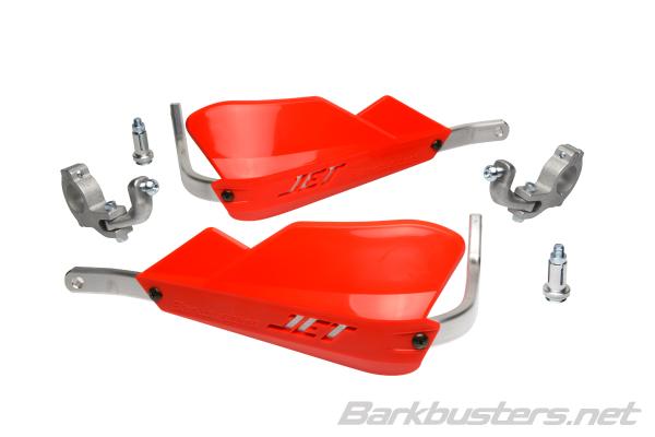 Barkbusters Jet Handguard - Two Point Mount Tapered - Red