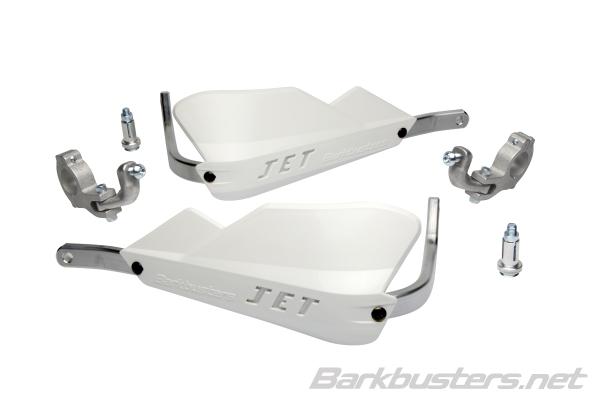 Barkbusters Jet Handguard - Two Point Mount Tapered - White