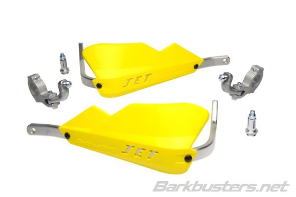 Barkbusters Jet Handguard - Two Point Mount Tapered - Yellow