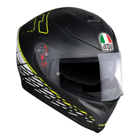 AGV K5 S Rossi Thorn 46 Matte Black Helmet - MotoHeaven