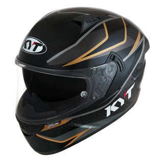 KYT NF-R Davo Replica Helmet - Black Grey Gold