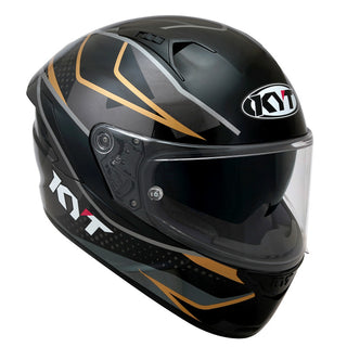 KYT NF-R Davo Replica Helmet - Black Grey Gold