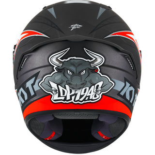 KYT NF-R Mindset Helmet - Matt Anthracite Red