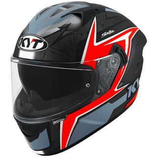 KYT NF-R Mindset Helmet - Matt Anthracite Red