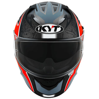 KYT NF-R Mindset Helmet - Matt Anthracite Red