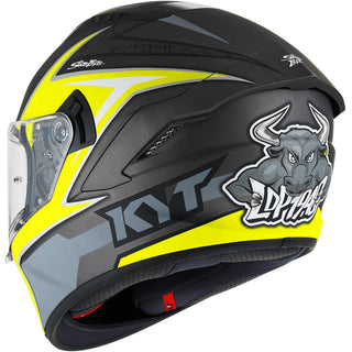 KYT NF-R Mindset Helmet - Matt Anthracite Yellow