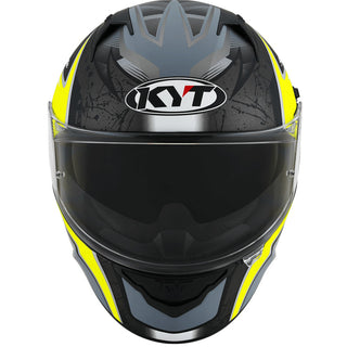 KYT NF-R Mindset Helmet - Matt Anthracite Yellow