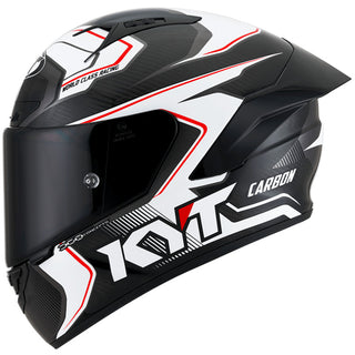 KYT NZ Race Competition Helmet - White-Carbon