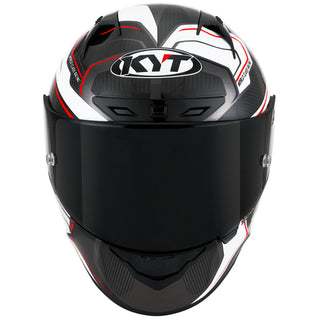 KYT NZ Race Competition Helmet - White-Carbon