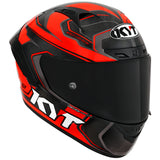 KYT NZ Race Competition Helmet - Red-Carbon