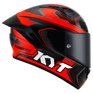 KYT NZ Race Competition Helmet - Red-Carbon