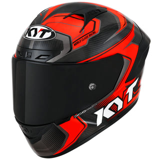 KYT NZ Race Competition Helmet - Red-Carbon