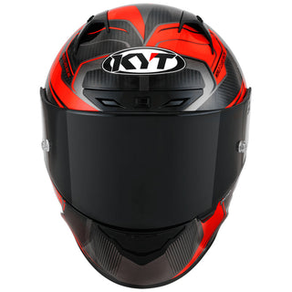 KYT NZ Race Competition Helmet - Red-Carbon