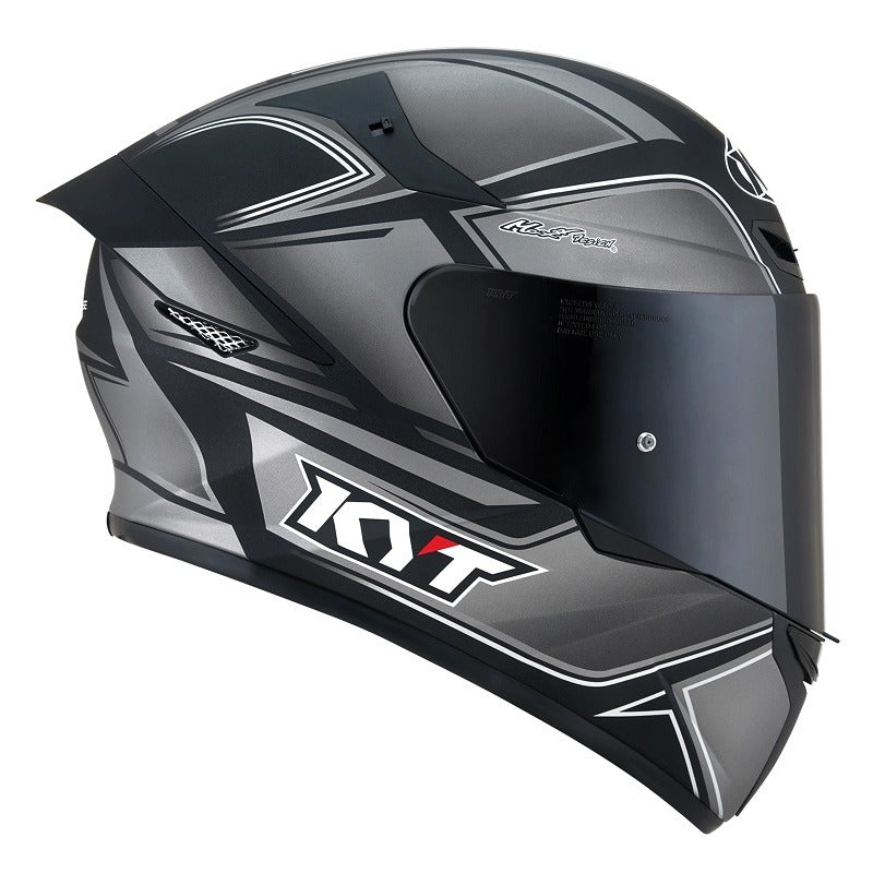 KYT TT Course Tourist Helmet - Matt Cool Grey